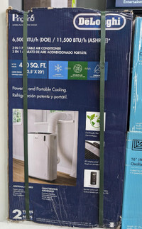 DELONGHI PINGUINO PACEM365 6,500BTU Portable Air Conditioner (Re