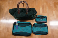 BRAND NEW, NEVER USED, 4 BAGS: TABI Travel/gym bag, Heys 3-piece