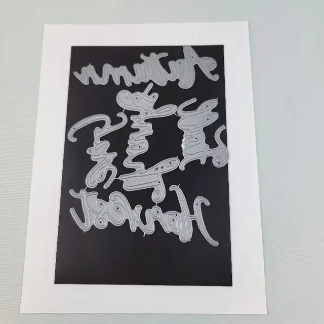 Fall Harvest Die Set Echo Park Designer Dies Word Card Making Sc in Hobbies & Crafts in Strathcona County - Image 3