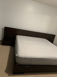 KOLBO King bed with headboard and nightstands