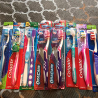 LOT OF TOOTHBRUSHES DIFFERENT BRANDS ALL BRAND NEW