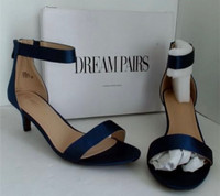 Dream Paris Womens Heel Sandals sz:9, Blue