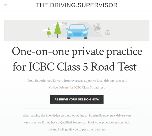 Private driving lesson and mock road test64520064108034121