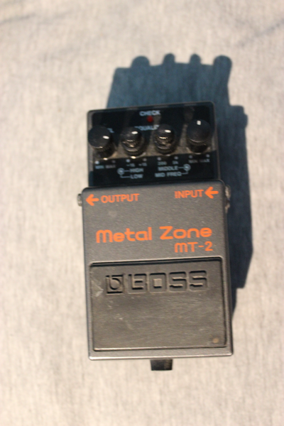 BOSS Metal Zone distortion pedal, View more