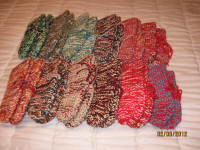Pantoufles tricotées
