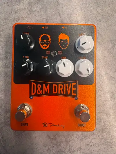 Keeley D&M Drive, Dual Drive Pedal with Boost High Voltage Boost Saturated Multistage Gain Advanced...