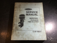 1966-74 Mercury Outboard Shop Manual 1-6 cyl All models 4-150 HP