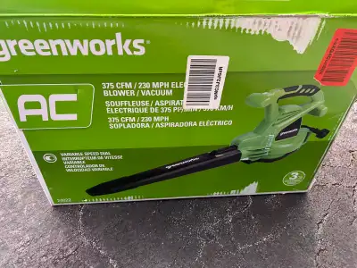 Greenworks Blower/Vacuum, View more