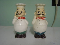 Chef Salt and Pepper Shakers