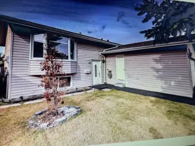 Three rooms, side entrance, kitchen, bathroom and shared laundry, utilities will be equally divided...