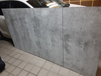 Panneaux muraux imitation beton