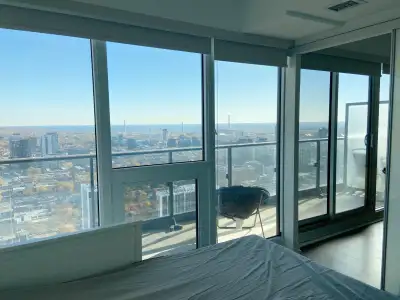High floor (44th floor) with large balcony (90 sf), facing south east, with amazing lake and city vi...