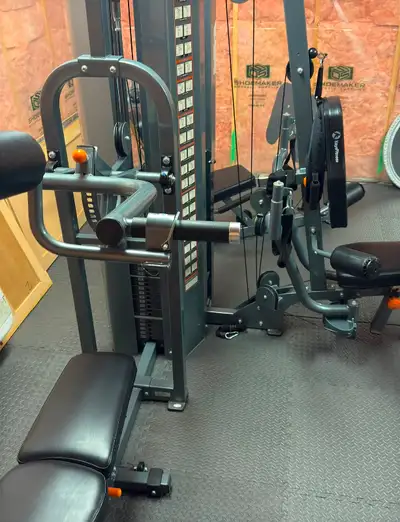 KeysFitness 2060 Pressing Station with the KF-LP3 Leg Press, View more