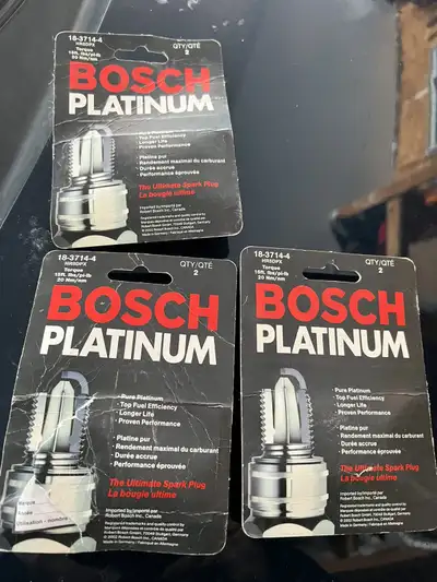 All spark plugs brand new, 2 packs are sealed, one was opened but never used.