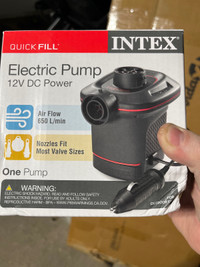 Intex air pump for 12v  car outlet reg price $30