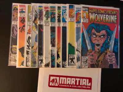 For sale: Lot of 12 Marvel Comics Presents comic books. Includes issues 93,95-99,101,102,117,118,120...