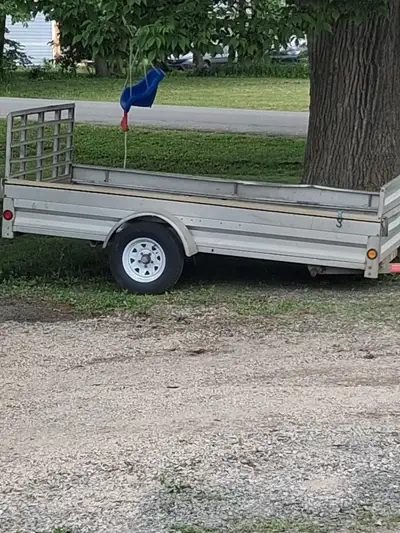 I have a 12 foot, fully extended, galvanised trailer for sale. I have a dump trailer now. Works grea...