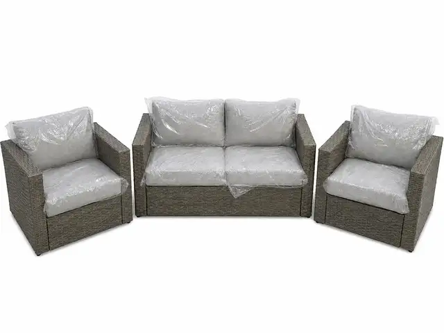BRAND NEW 4-Piece Outdoor Wicker Patio Set INCLUDING Table