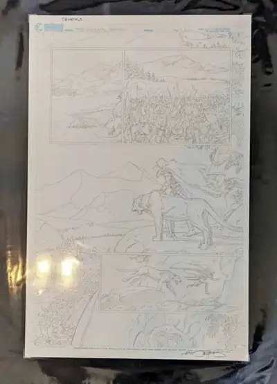 DnD Original Artwork from Drizzt Comic Book, View more