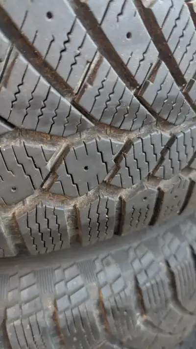 Fits Toyota Tacoma, 245/70 R17 Gislave Nord Frost200 snow tires on 6x139.7 rims, great condition.