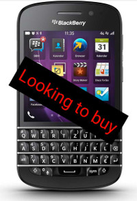 Looking to buy: unlocked BlackBerry Q10, Q5, or Q20 (Classic)