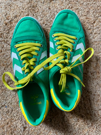 hummel mens shoes green size 8.5