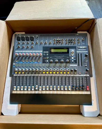 TASCAM TM-D1000 Digital Mixer + IF-TD1000 Expansion Card – Great, View more