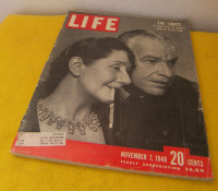 LIFE MAGAZINE, 1949 Nov 7 - The World’s Greatest Acting Team
