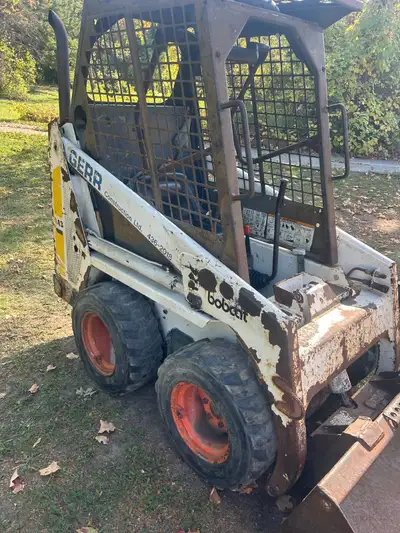 Selling my good used 443 bobcat. With bucket, forks and auger attachment. 6 and 12 inch augers. 1900...