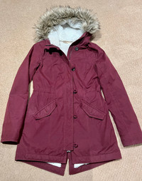 Hollister small winter coat jacket 
