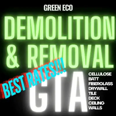 - Safe and Efficient Removal of: Concrete Brick Drywall Tiles Decks Ceilings Flooring Interior Trim...