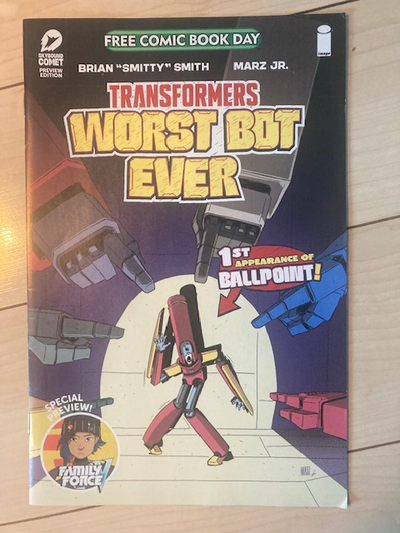 Free Comic Book Day Transformers Worst Bot Ever comic book, View more