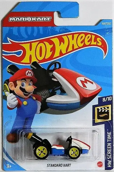 Hot Wheels 1/64 MARIOKART Standard Kart HW Screen Time Diecast, View more