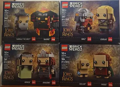 Lego Brickheadz Lord of the Ring New Sealed Complete Set Retired, View more
