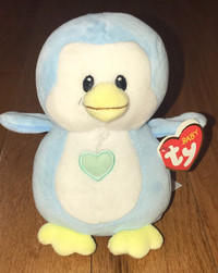TY Twinkles Blue Penguin Beanie Baby Soft Toy Plush Stuffie