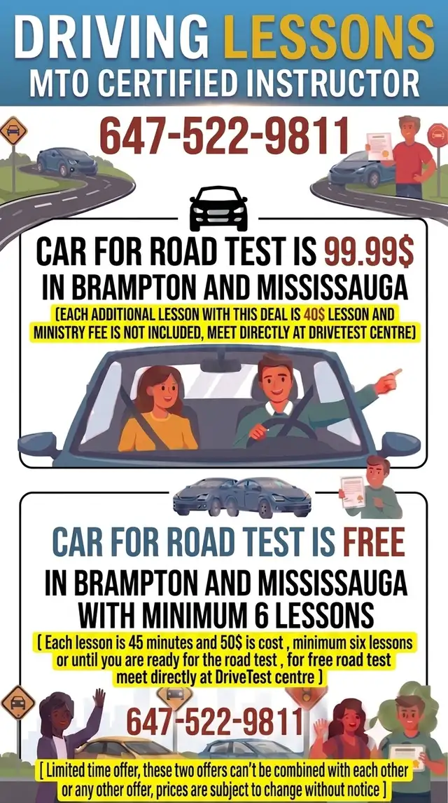 MTO Certified Driving Lessons