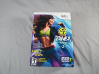 Nintendo Wii Zumba Fitness 2 with belt and Box