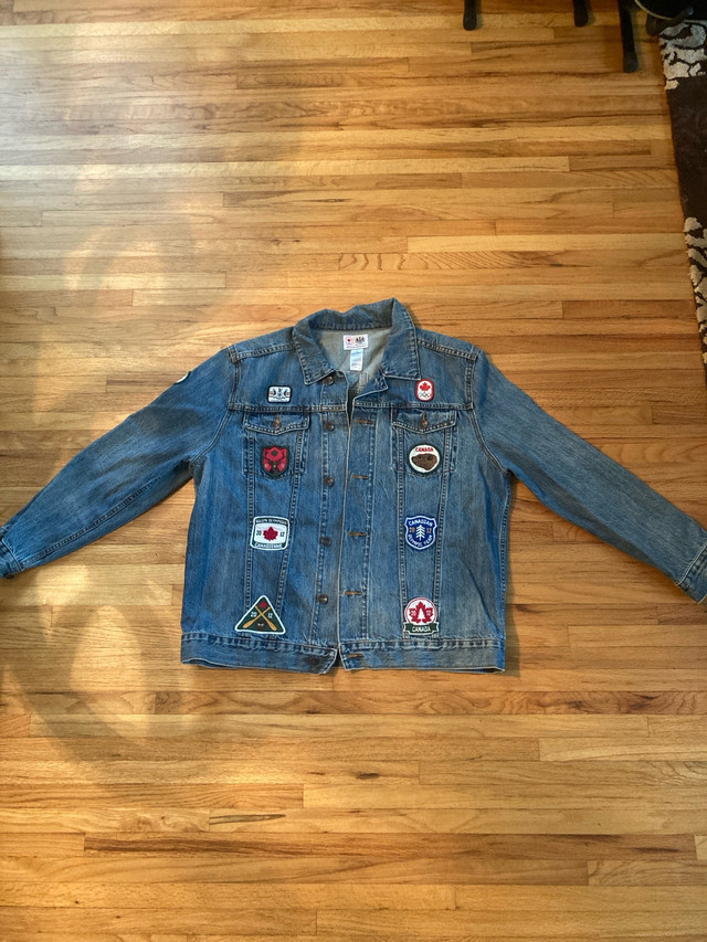 Hudson’s Bay Men’s Olympic Jean Jacket Size Large in Men's in Mississauga / Peel Region