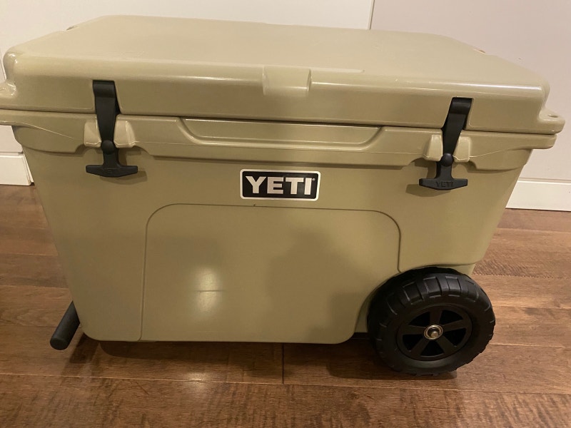 New YETI Tundra Haul Portable Wheeled Cooler Tan Other Markham