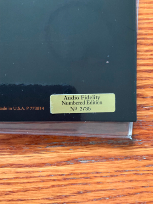 Kate Bush - 'The Sensual World' Audio Fidelity Numbered Black Vi in Other in Oshawa / Durham Region - Image 4