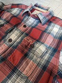Vintage Hollister Thick Canadian Cotton Flannel Shirt - Size S