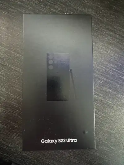 Selling Samsung S23 Ultra Brand New 256 GB Phantom Black color brand new unopened.