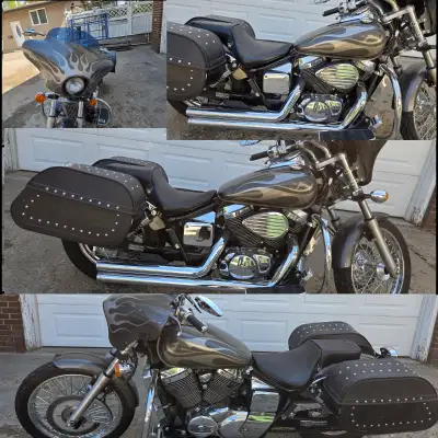 Selling my Honda 750 Shadow motorcycle along with 3 motorbike jackets and 3 helmets. Performed regul...