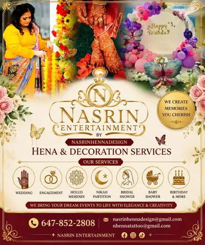 Henna and Decoration Services, View more