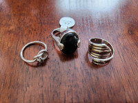 3 rings (selling together) fit size 6 - size 6.5