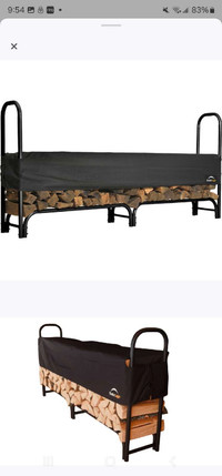 Shelter logic wood rack 8 feet long