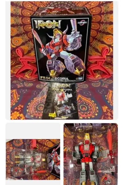 My autistic son is trying to sell his Transformers Fans Toys Scoria. to purchase a birthday present...