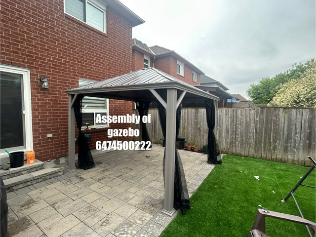 assembly gazebo  in Patio & Garden Furniture in Markham / York Region - Image 3