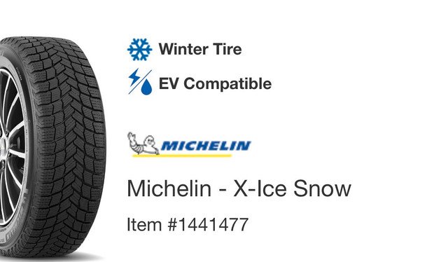 Michelin X-Ice 195/65R15/XL on steelrims driven less than 5000km in Tires & Rims in Ottawa
