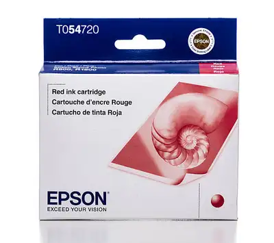 Epson T054720 Red Ink Cartridge, View more